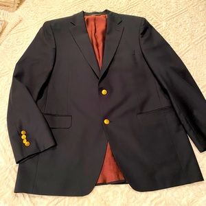 Thomas More men’s Super Saville Row Collection 110’s Italian wool sport coat